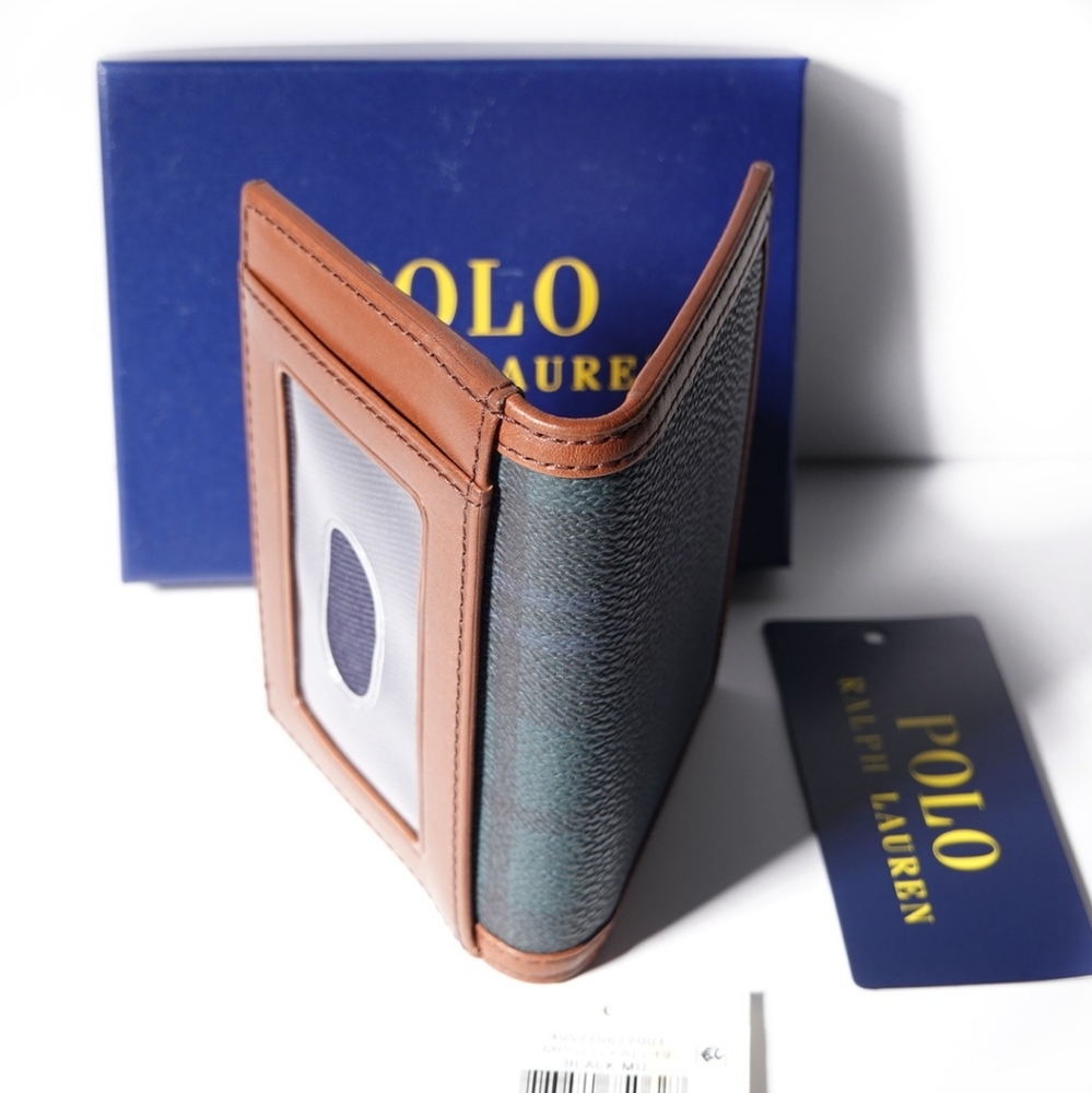 POLO RALPH LAUREN HERITAGE BIFOLD ID WALLET - Picture 8 of 8